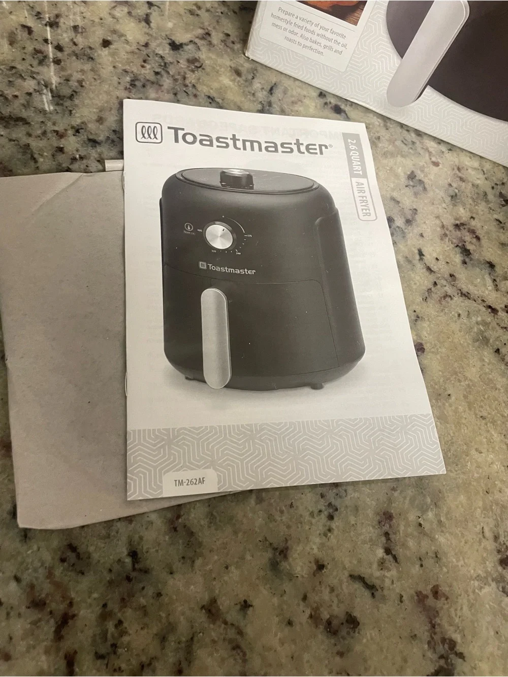 New Toastmaster air fryer 2.6 quart kitchen cooler appliance compact electric to